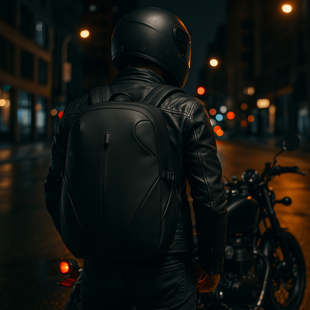 motorcycle backpack for helmet | TheRiderBag™