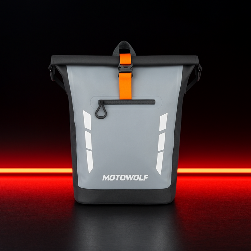 Waterproof Motorcycle Backpack with Reflective Strip | TheRiderBag™