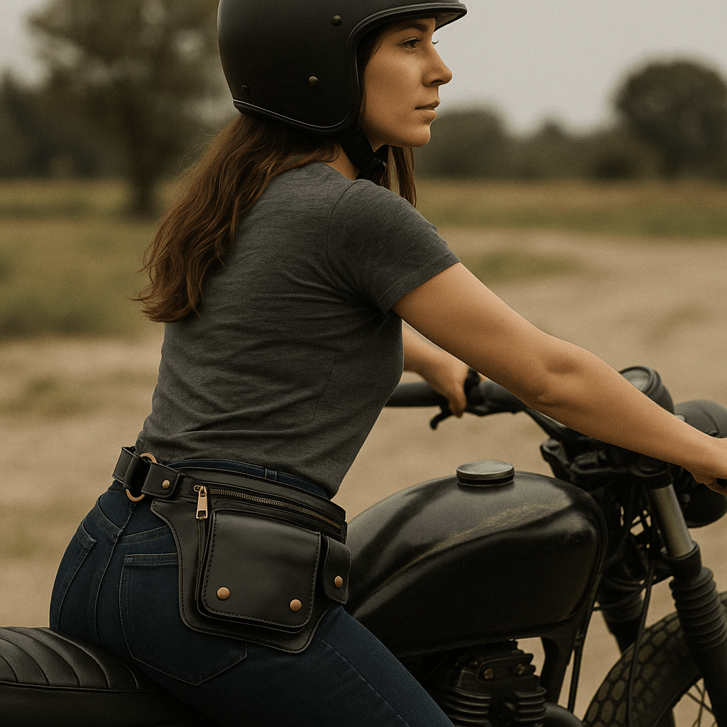 motorcycle thigh bag for women | TheRiderBag™