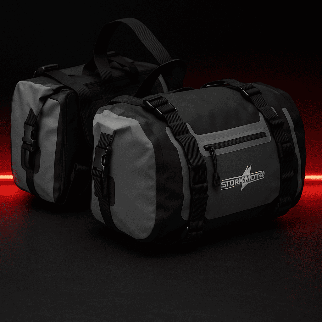 50 L Waterproof motorcycle Saddlebags | TheRiderBag™