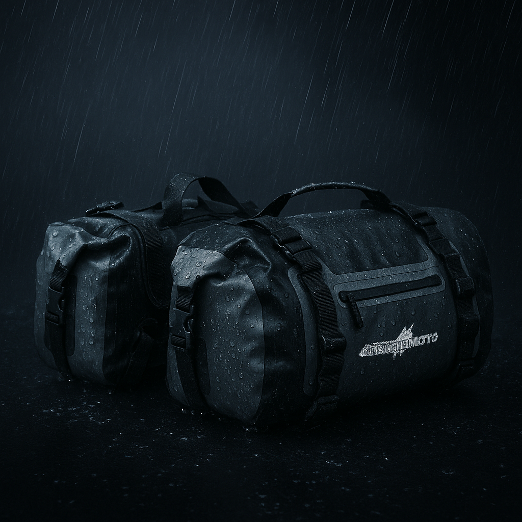 50 L Waterproof motorcycle Saddlebags | TheRiderBag™