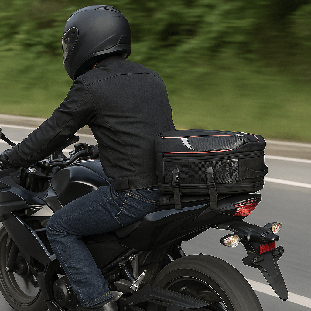 Expandable Tail bag For motorcycle | TheRiderBag™