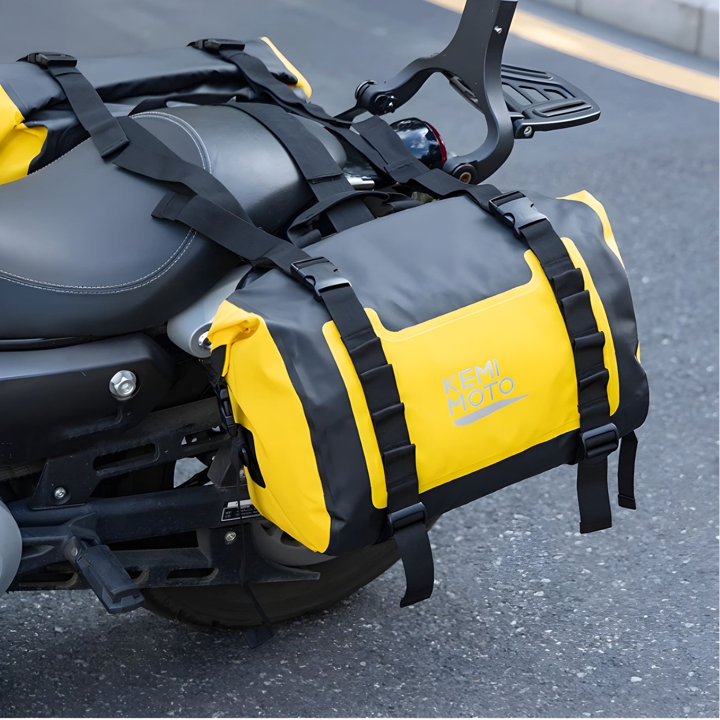 50 L Waterproof motorcycle Saddlebags | TheRiderBag™