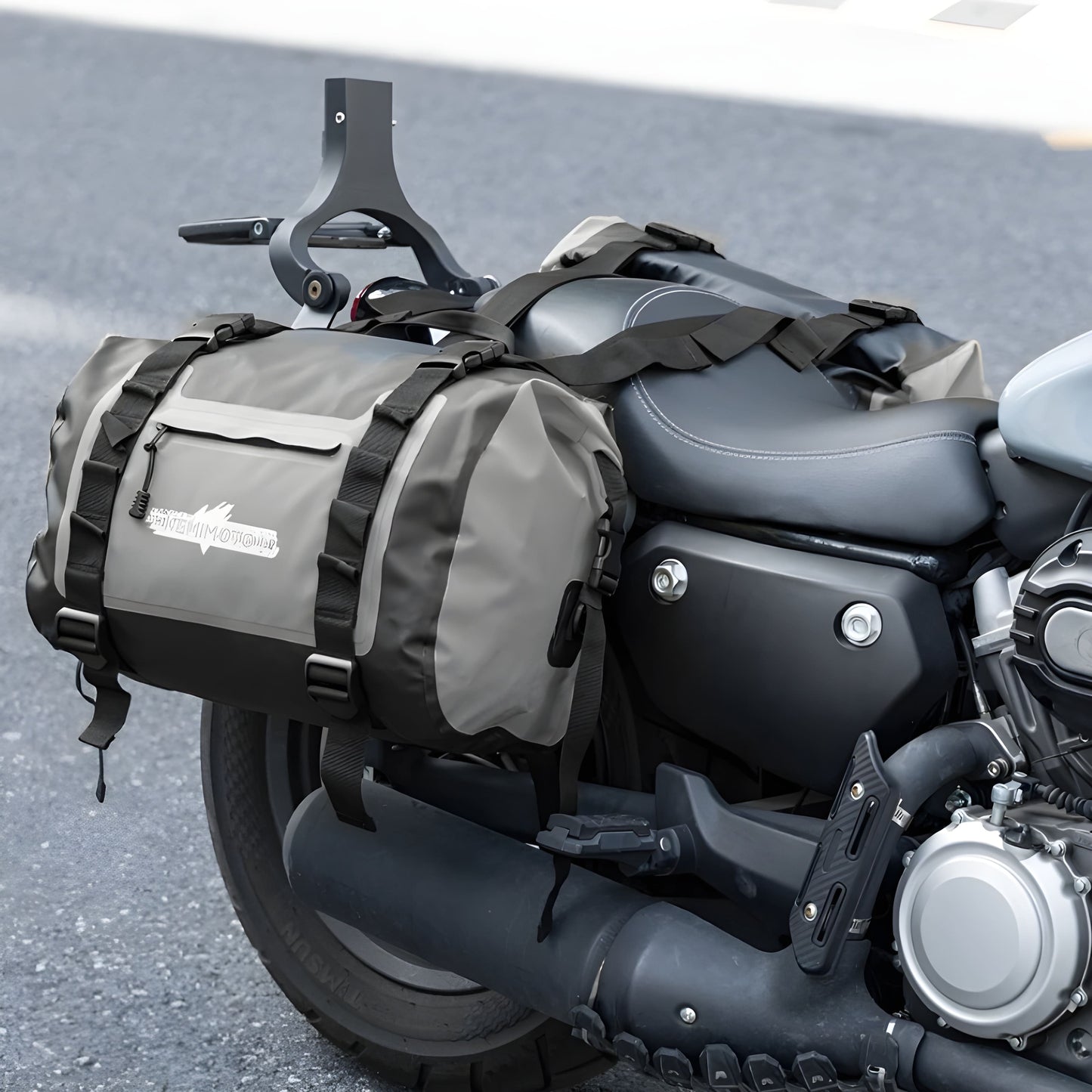 50 L Waterproof motorcycle Saddlebags | TheRiderBag™