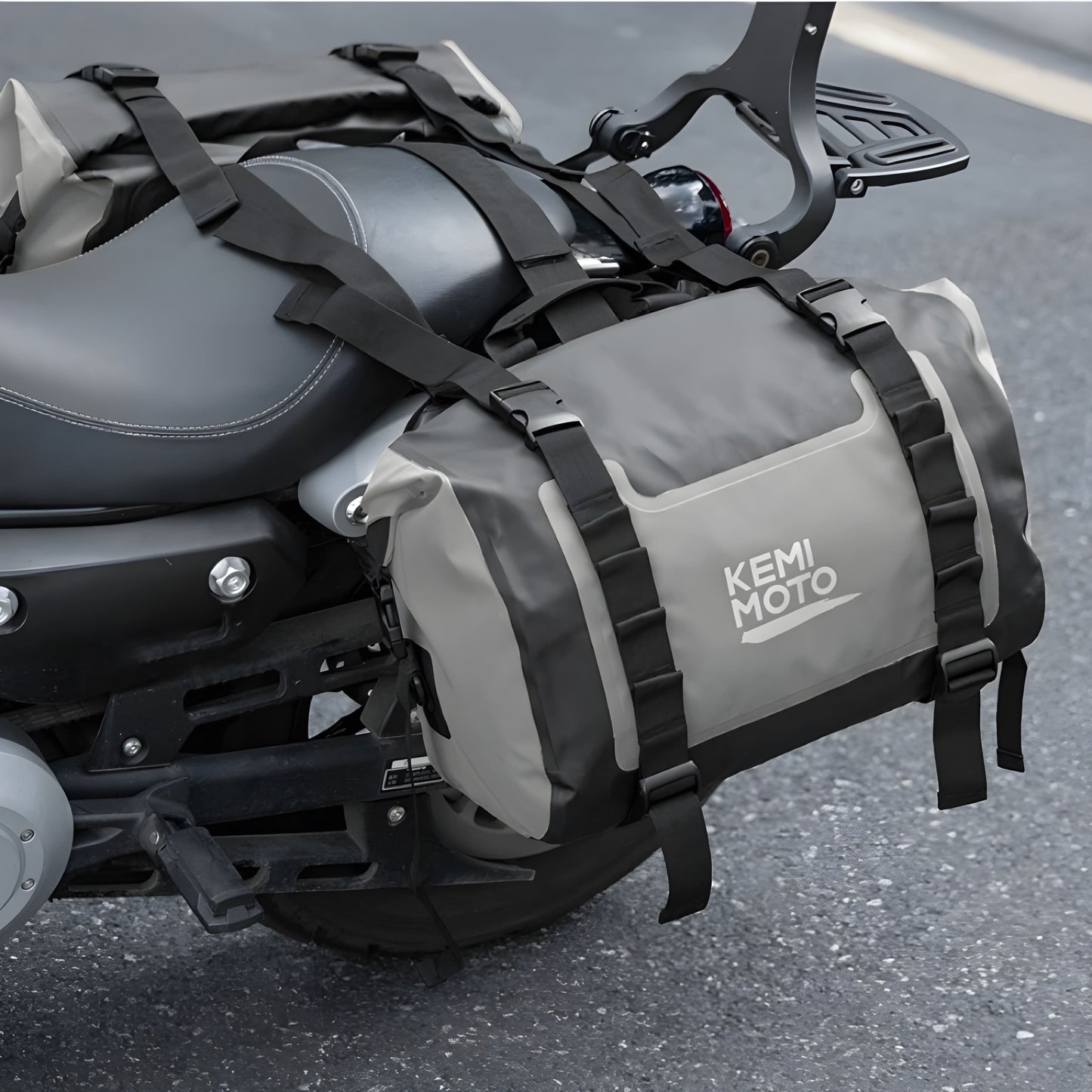 50 L Waterproof motorcycle Saddlebags | TheRiderBag™