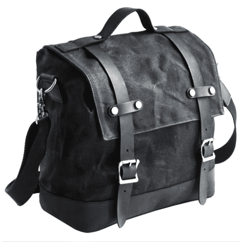 Vintage Motorcycle leather soft panniers | TheRiderBag™