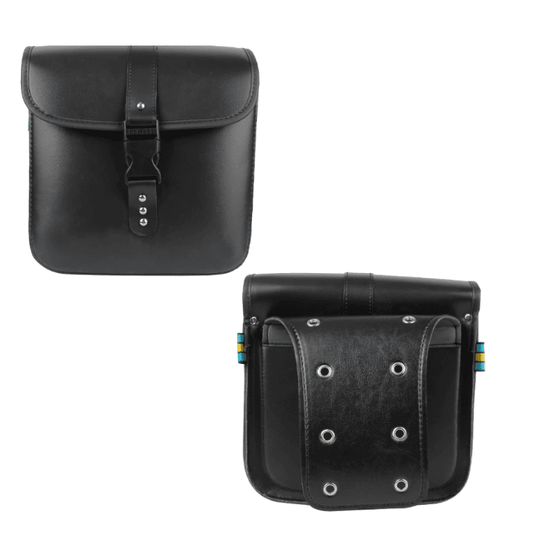 Universal Leather Motorcycle Saddle Bags | TheRiderBag™
