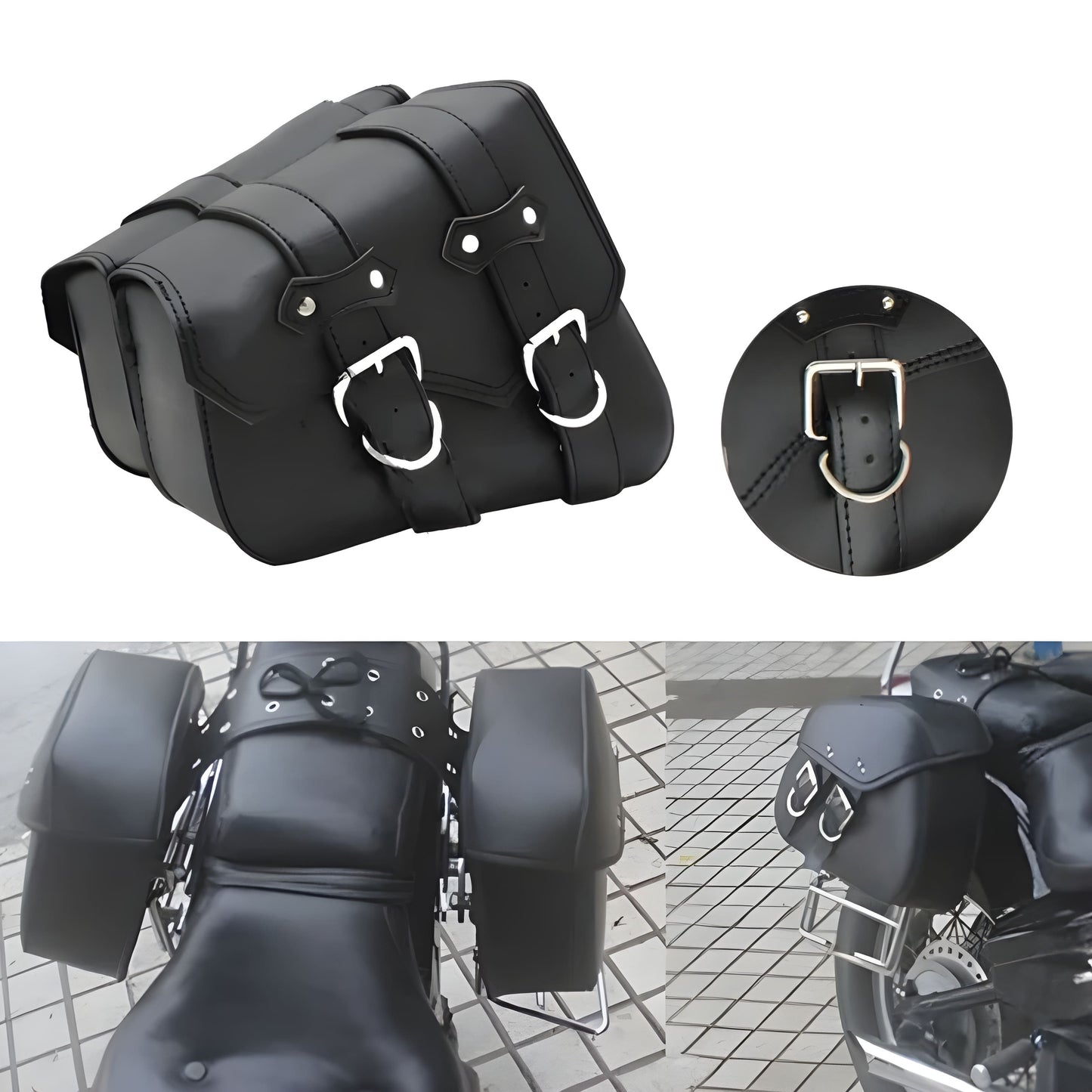 Compact Vintage Motorcycle Saddlebag | TheRiderBag™