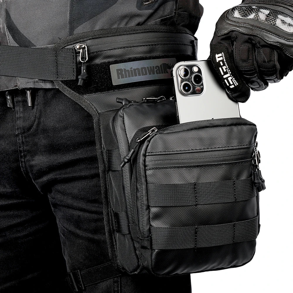 men's motorcycle leg bag | TheRiderBag™