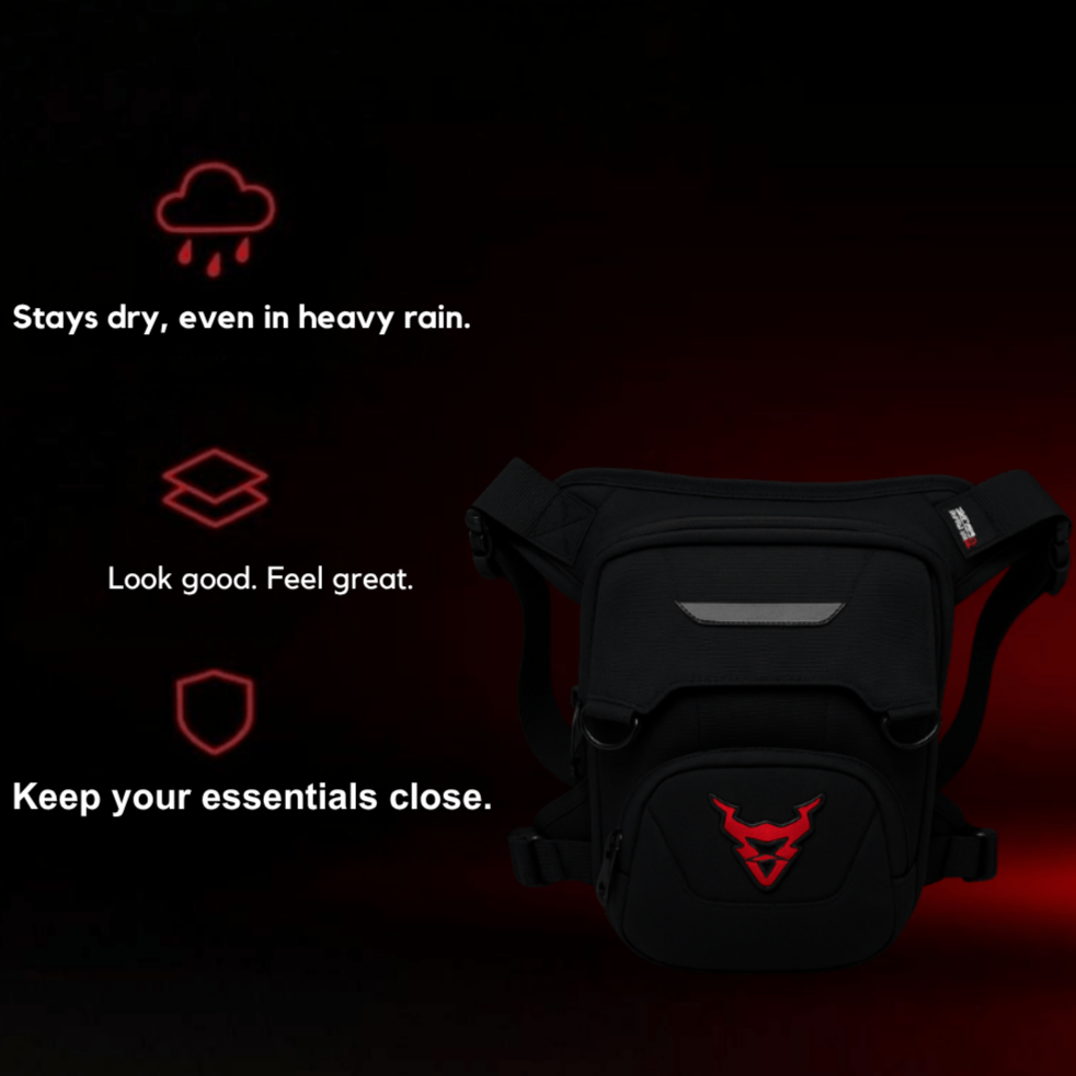 Black Leg Bag | TheRiderBag™