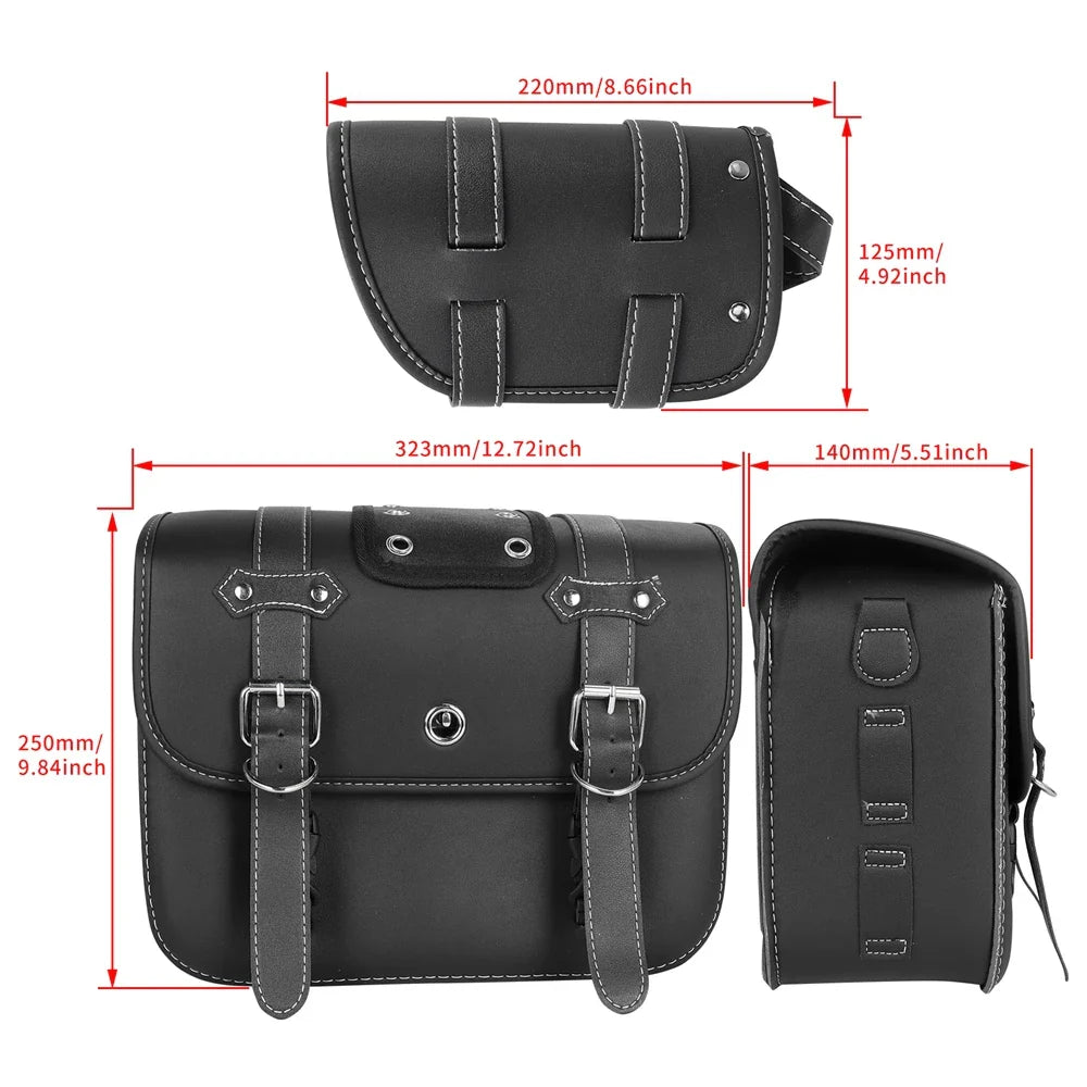 leather motorcycle panniers – TheRiderBag™