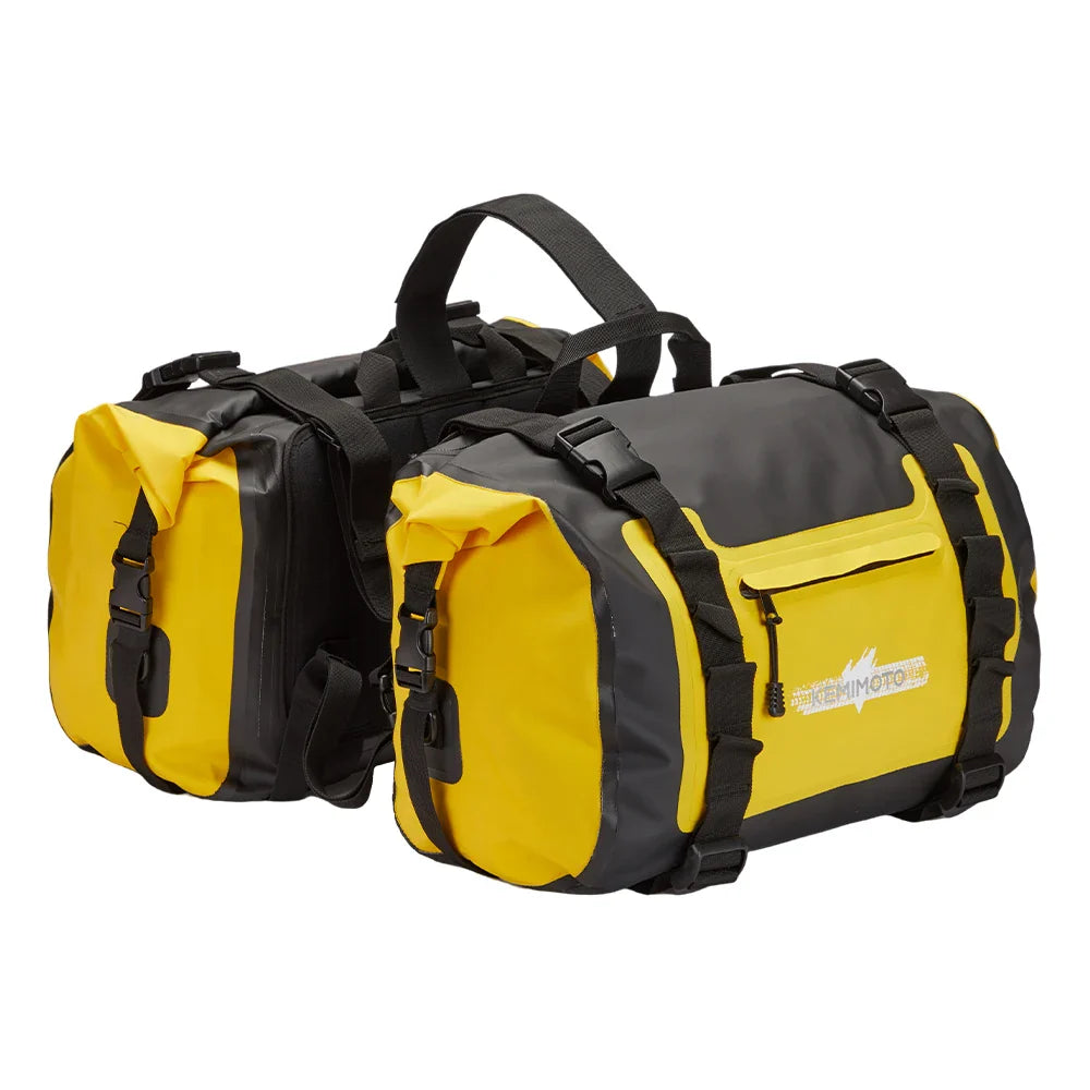 50 L Waterproof motorcycle Saddlebags | TheRiderBag™