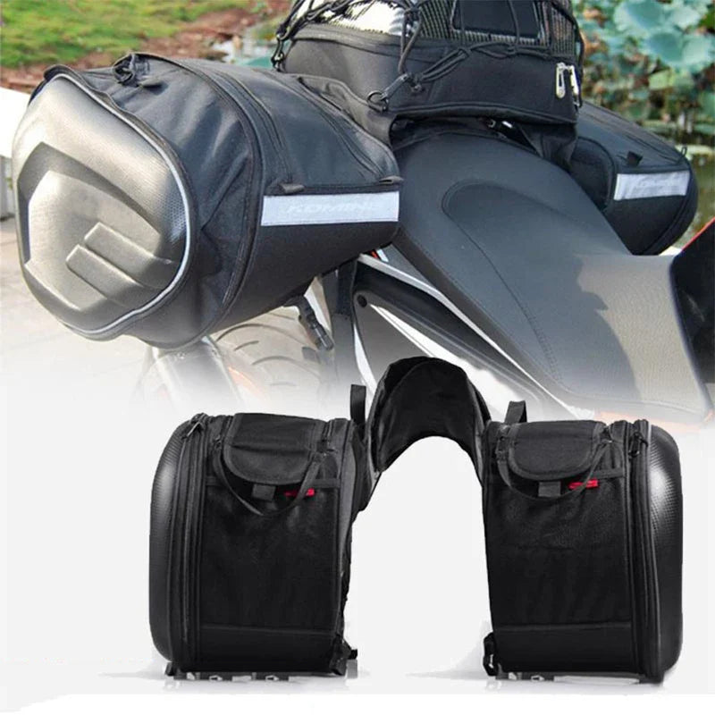 Motorcycle Saddlebag Pair 58 L Waterproof | TheRiderBag™
