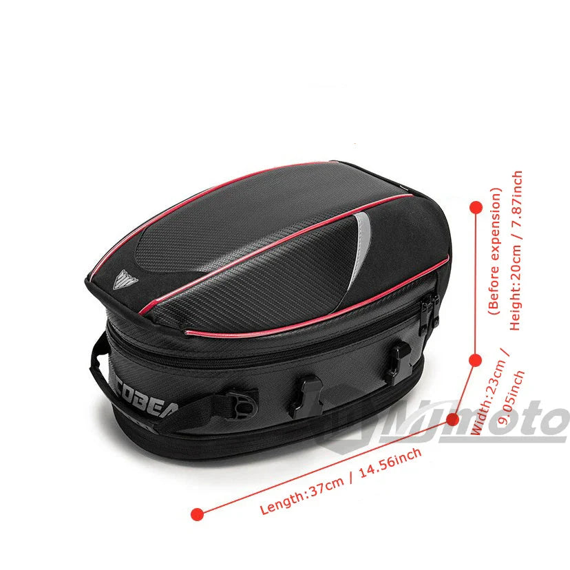 Expandable Tail bag For motorcycle | TheRiderBag™