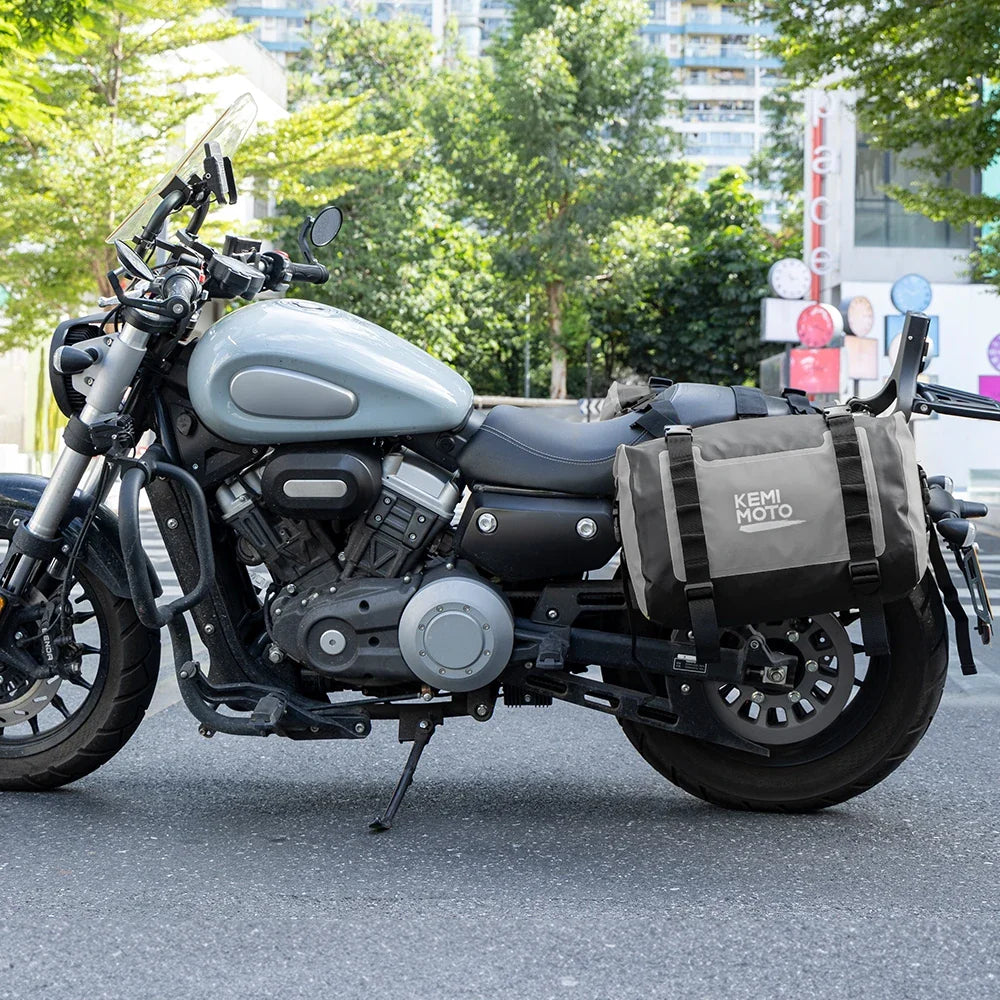 50 L Waterproof motorcycle Saddlebags | TheRiderBag™