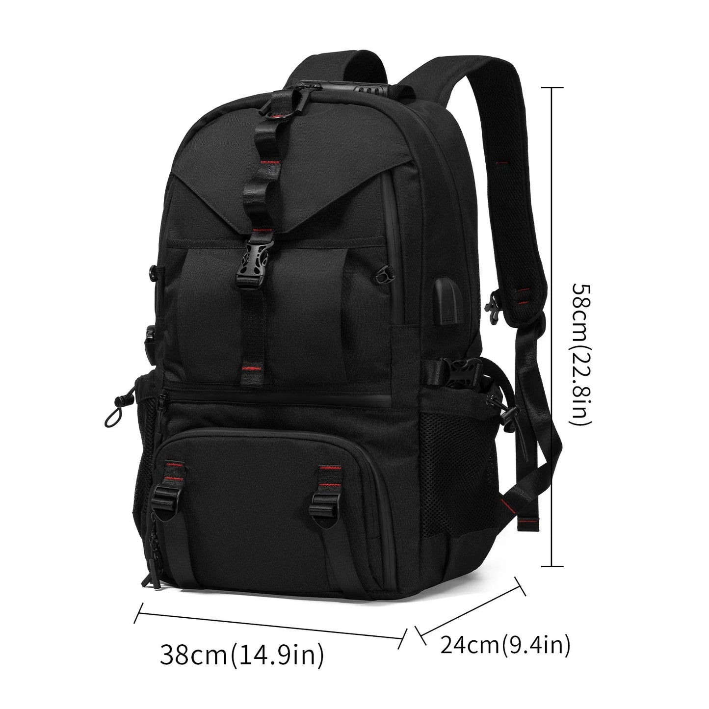 Expandable Waterproof Motorcycle Backpack with Helmet Holder| TheRiderBag™