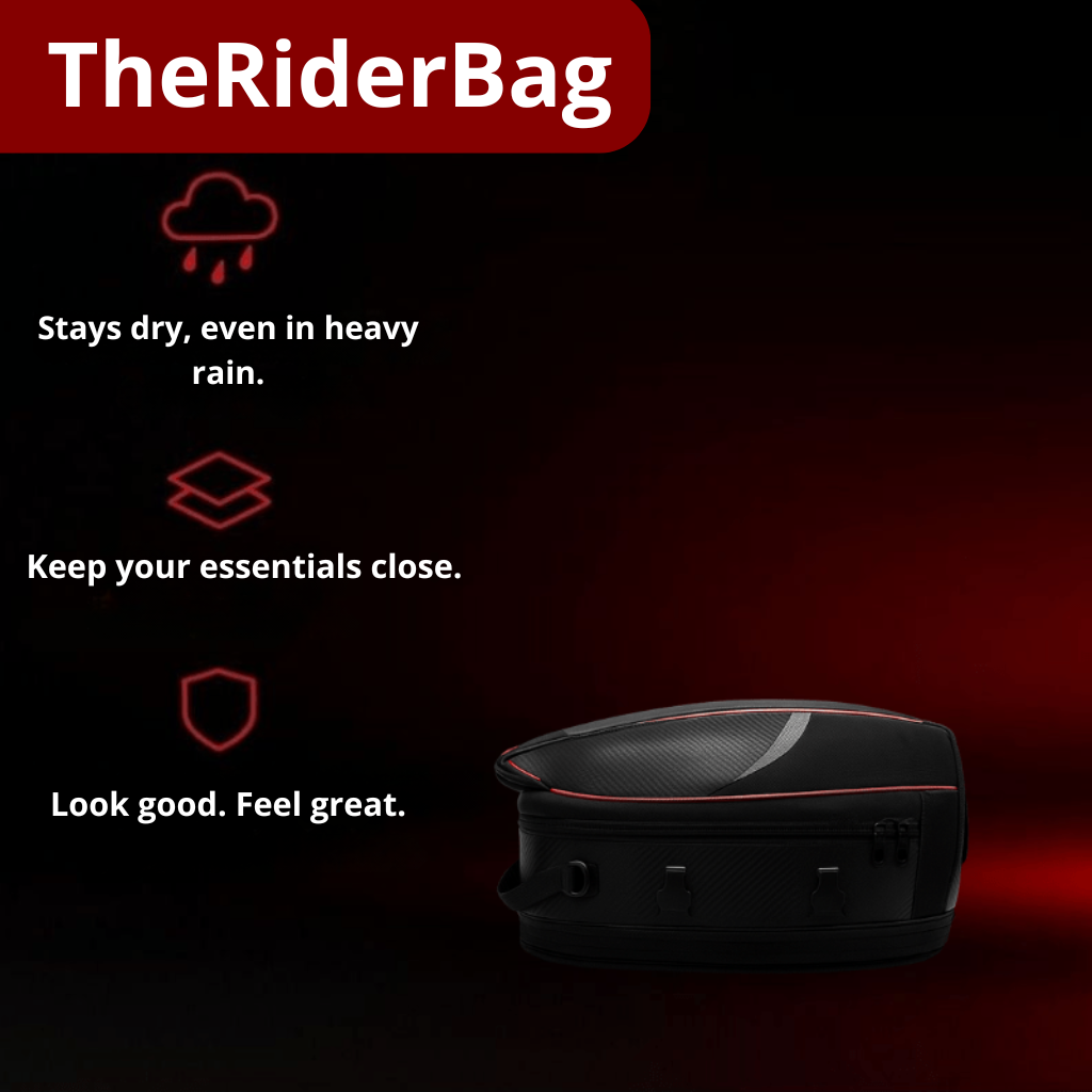 Expandable Tail bag For motorcycle | TheRiderBag™