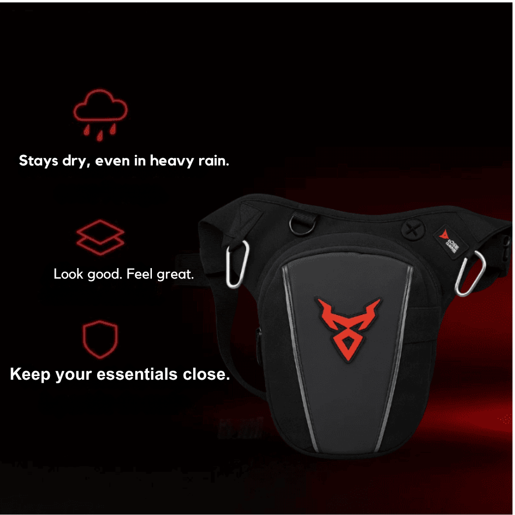 Modular Waterproof Motorcycle Leg Bag | TheRiderBag™