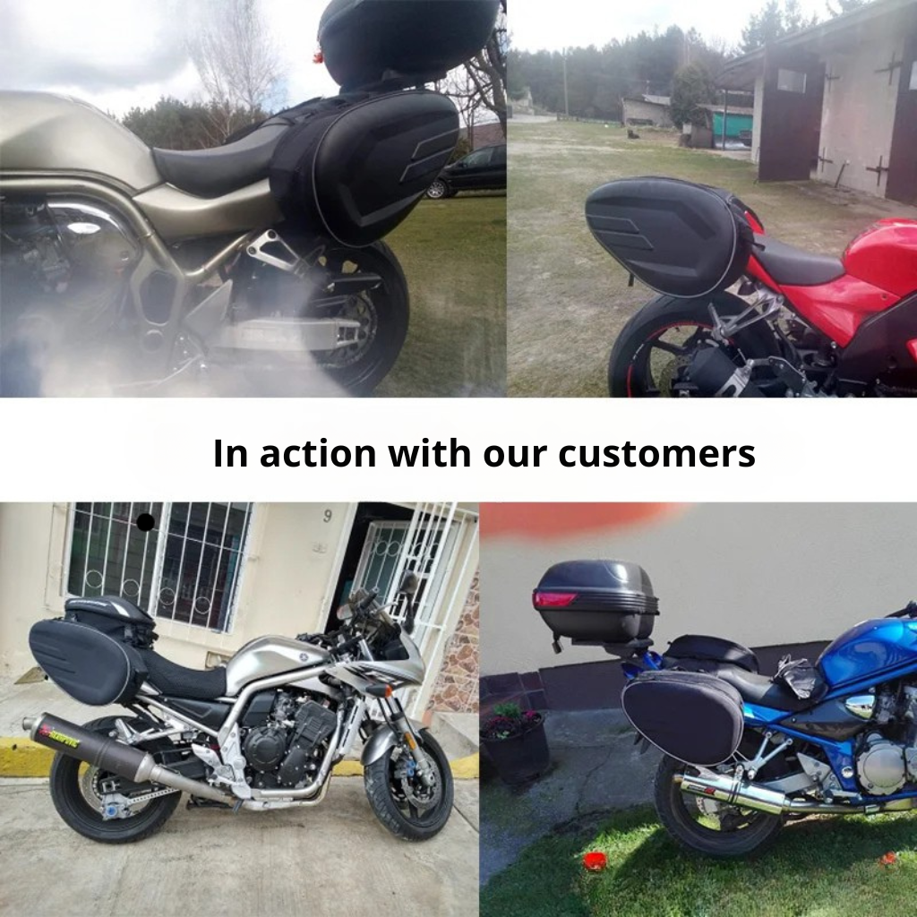 Motorcycle Saddlebag Pair 58 L Waterproof | TheRiderBag™