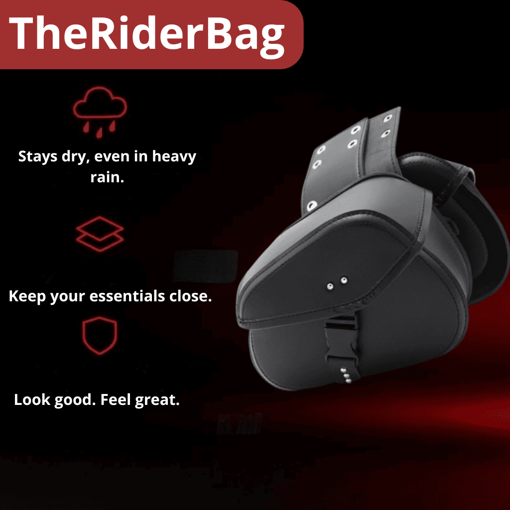 leather saddle bags for motorcycle – TheRiderBag™
