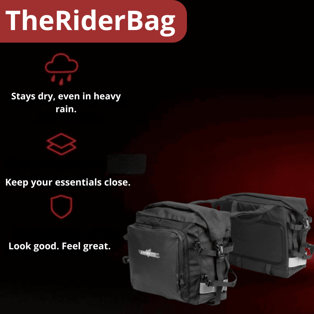 motorcycle soft panniers | TheRiderBag™