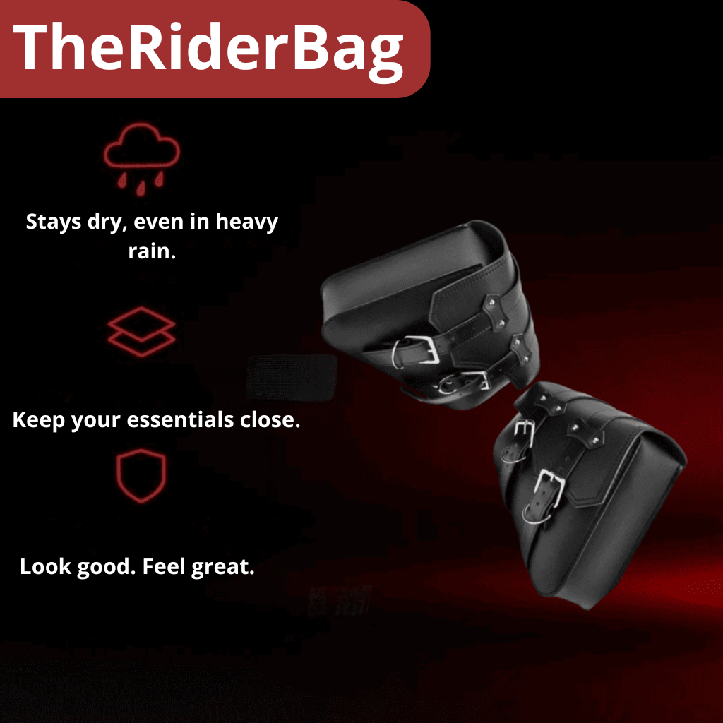 Compact Vintage Motorcycle Saddlebag | TheRiderBag™