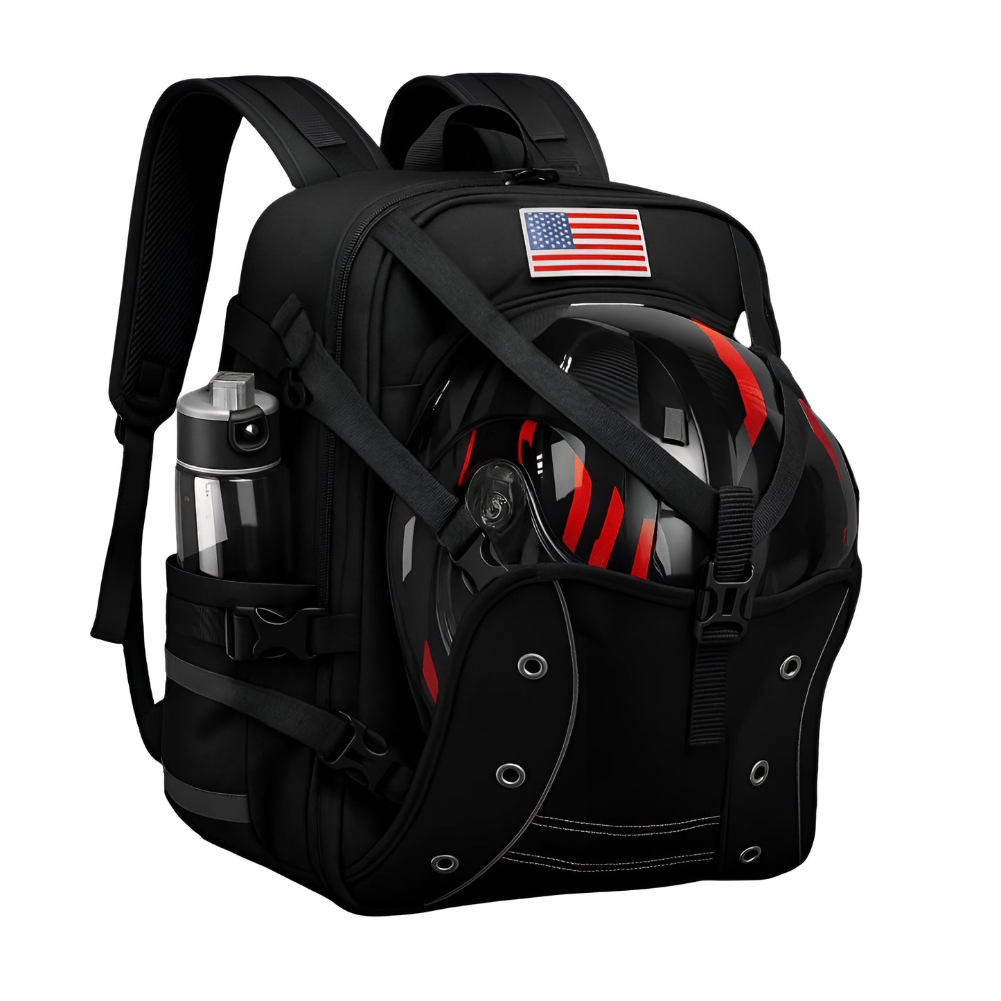 Motorcycle Backpack for Helmet – 30L | TheRiderBag™