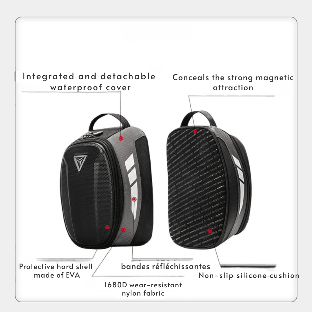 Magnetic Motorcycle Tank Bag – Waterproof with Reflective Strips | TheRiderBag