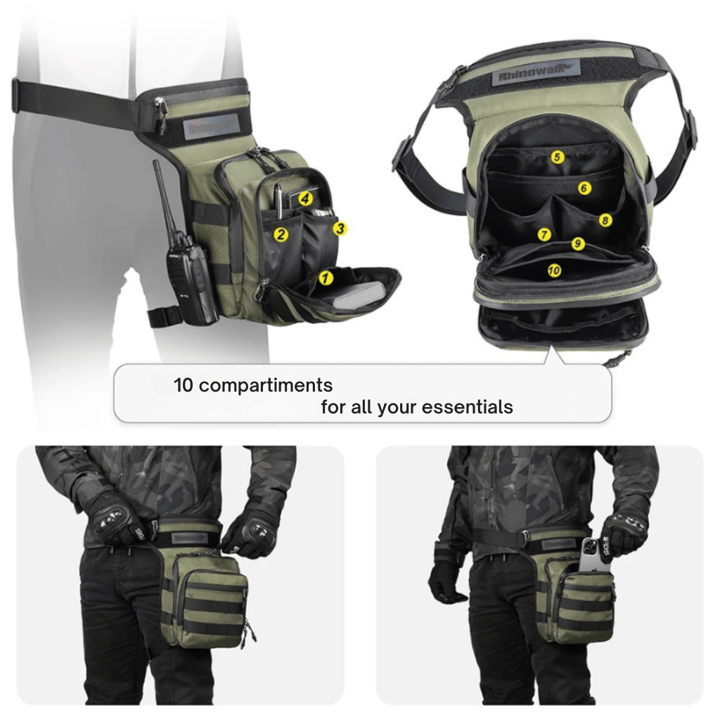 men's motorcycle leg bag | TheRiderBag™