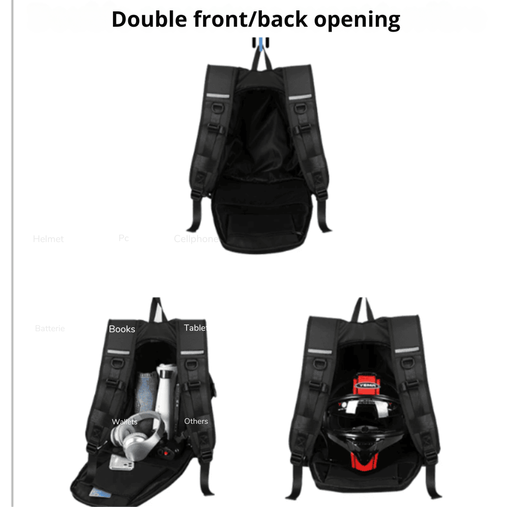 Motorcycle Helmet Backpack | TheRiderBag™