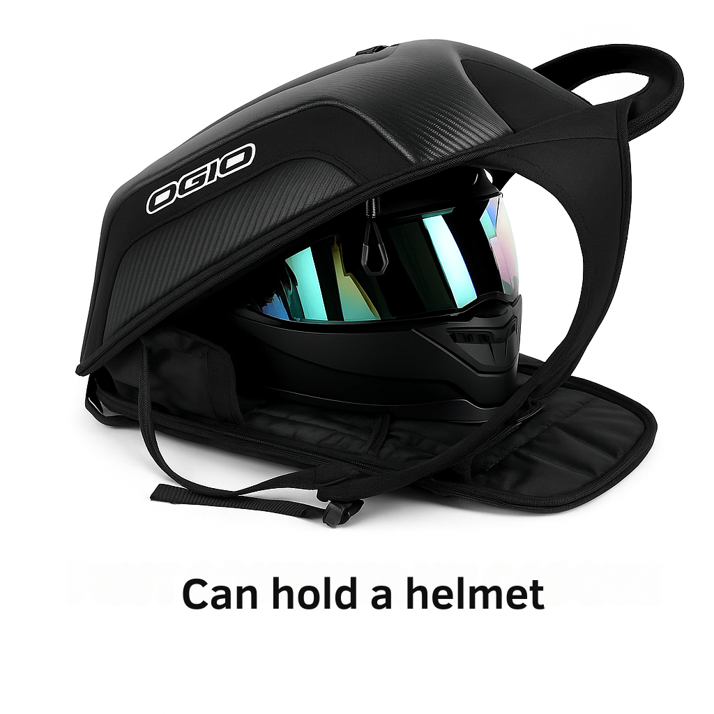 Hard shell motorcycle backpack - 48L | TheRiderBag™