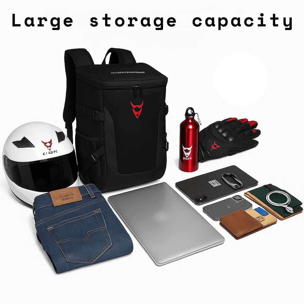 Waterproof Backpack for Motorbike 28L Expandable | TheRiderBag™