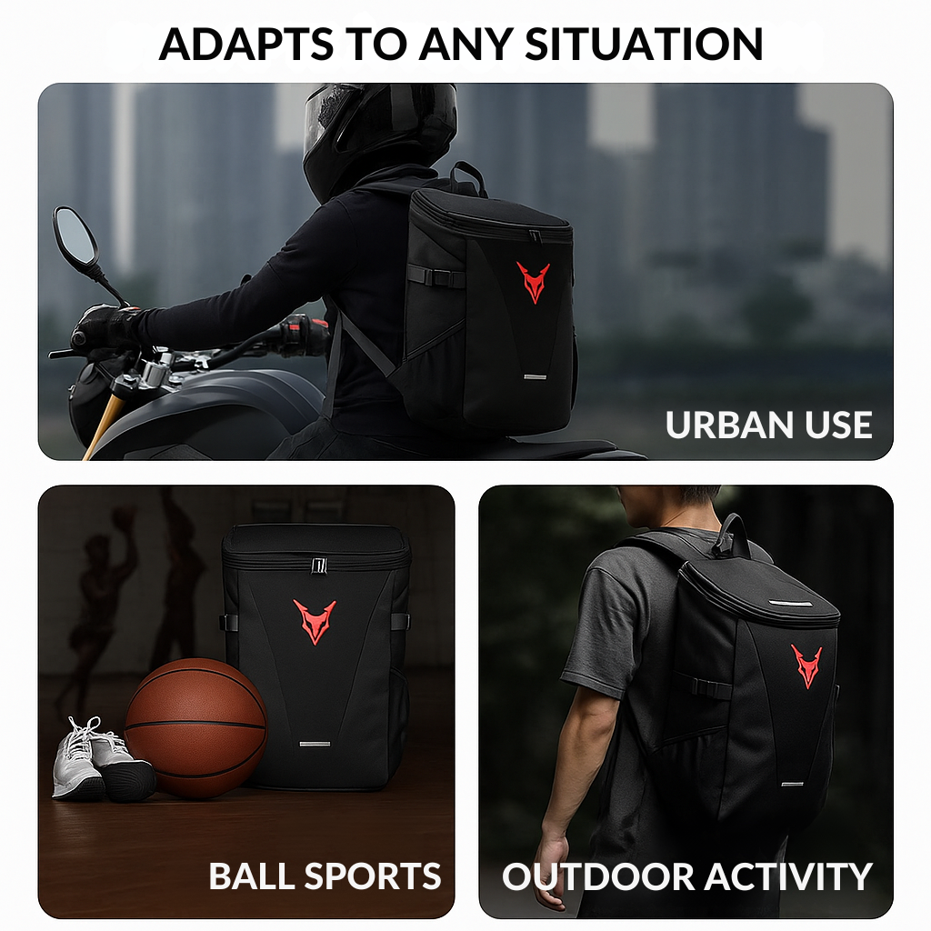Waterproof Backpack for Motorbike 28L Expandable | TheRiderBag™