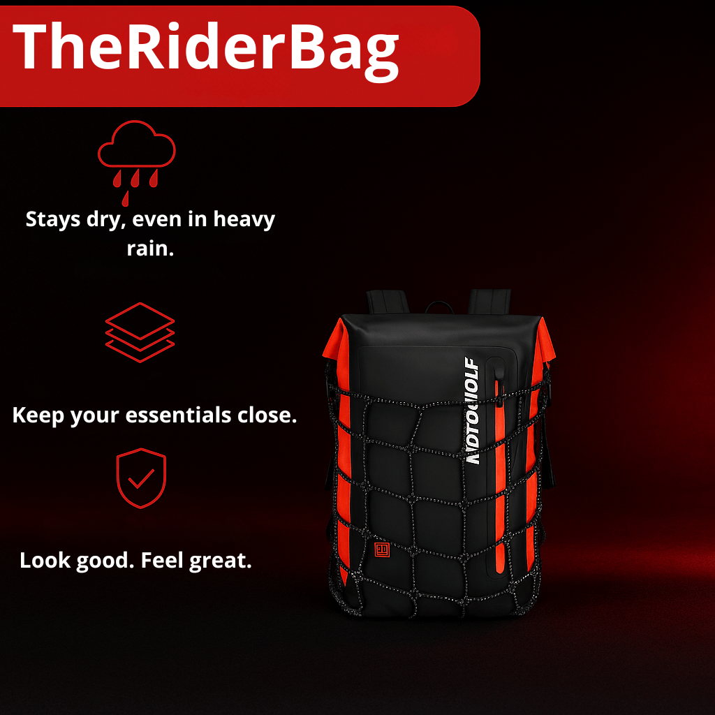 waterproof motorbike backpack 30L | TheRiderBag™