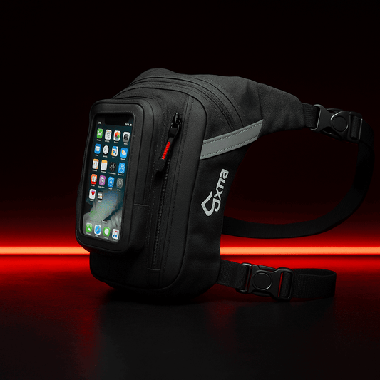 Motorcycle Leg Bag Waterproof with phone sleeve | TheRiderBag™
