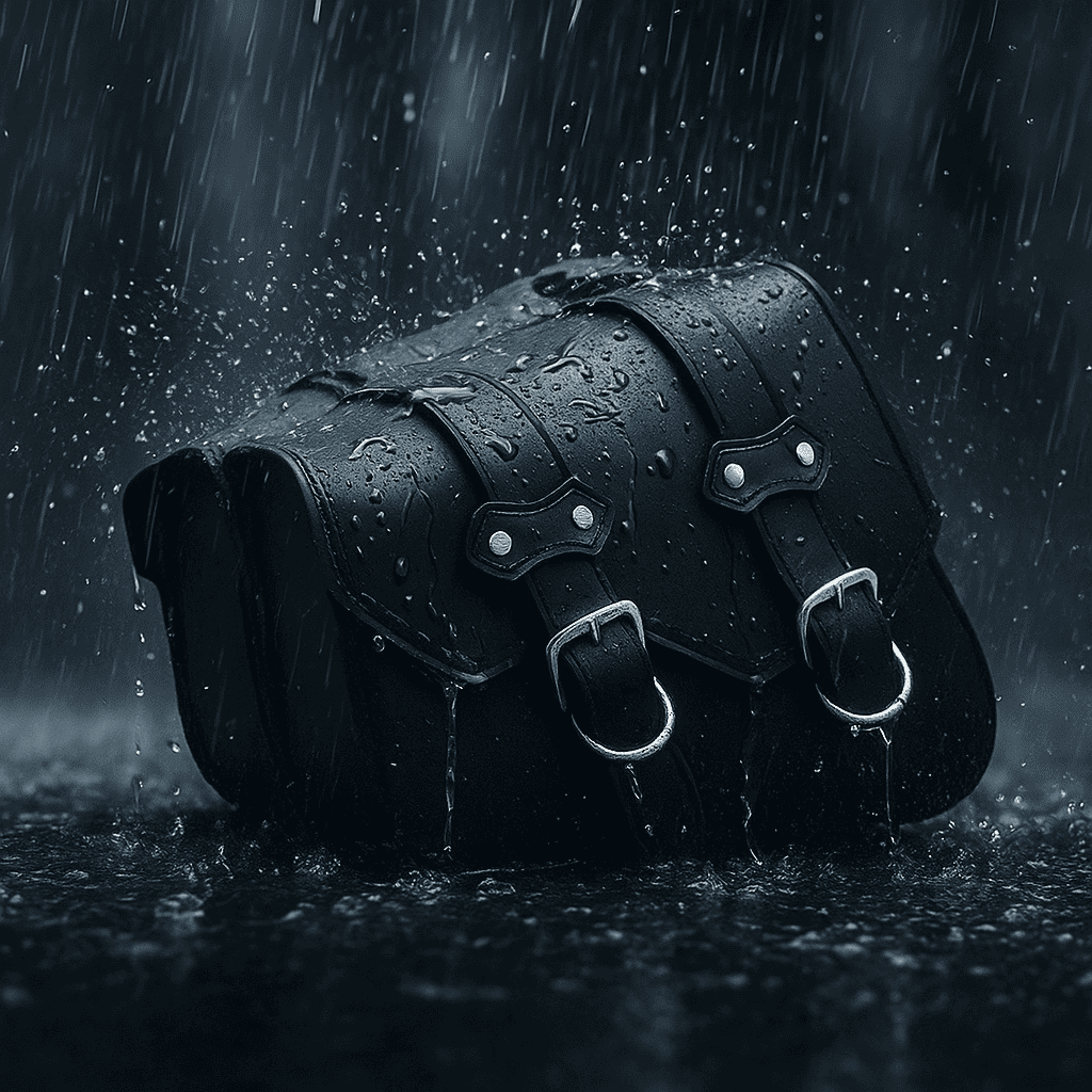 Compact Vintage Motorcycle Saddlebag | TheRiderBag™