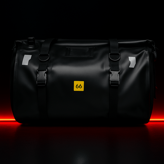 Waterproof Motorcycle Tail Bag – 66L Roll-Top – TheRiderBag™
