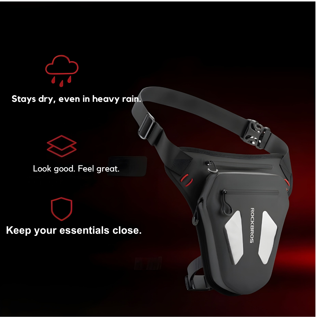 Motorcycle Leg Bag Ultralight Waterproof | TheRiderBag™