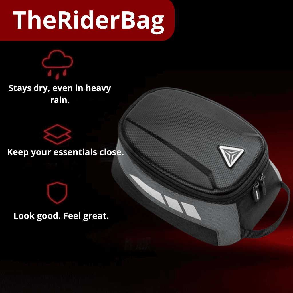 Magnetic Motorcycle Tank Bag – Waterproof with Reflective Strips | TheRiderBag